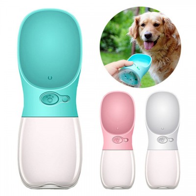 Dropshipping Portable Pet Dog Water Bottle Puppy Cat Travel Drinking Bowl Outdoor Pet Water Dispenser Feeder 350ML/500ML